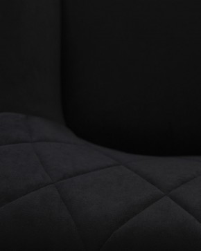 Стул обеденный DOBRIN ROBY, ЭМАЛЬ ЧЕРНЫЙ МУАР велюр Catania Black в Югорске - yugorsk.ok-mebel.com | фото 3