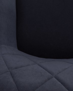 Стул обеденный DOBRIN ROBY, ЭМАЛЬ ЧЕРНЫЙ МУАР велюр Catania Dark Blue в Югорске - yugorsk.ok-mebel.com | фото 11