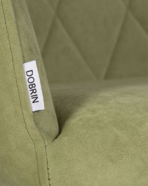 Стул обеденный DOBRIN ROBY, ЭМАЛЬ ЧЕРНЫЙ МУАР велюр Catania Forest в Югорске - yugorsk.ok-mebel.com | фото 9