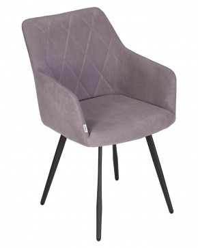 Стул обеденный DOBRIN ROBY, ЭМАЛЬ ЧЕРНЫЙ МУАР велюр Catania Lavender в Югорске - yugorsk.ok-mebel.com | фото 7