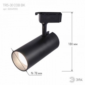 Светильник на штанге Эра  TR5-30 COB BK в Югорске - yugorsk.ok-mebel.com | фото 5