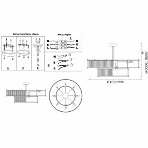 Светильник на штанге Imperiumloft RH Marais Round Chandelier 40,2668 в Югорске - yugorsk.ok-mebel.com | фото 11