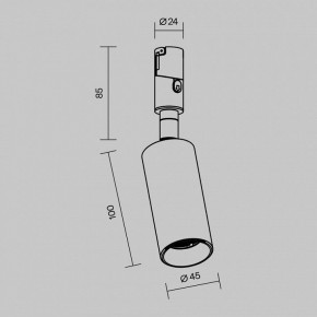 Светильник на штанге Maytoni Focus Led TR201-1-10W3K-M-B в Югорске - yugorsk.ok-mebel.com | фото 7