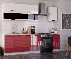 ТЕХНО-3 Кухонный гарнитур 2,0 м Компоновка №2 в Югорске - yugorsk.ok-mebel.com | фото 1