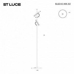 Торшер ST-Luce LILT SL6210.405.02 в Югорске - yugorsk.ok-mebel.com | фото 2