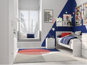 Тумба КАСТОР малая с двумя ящиками, цвет белый в Югорске - yugorsk.ok-mebel.com | фото 3