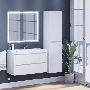 Тумба под раковину Uperwood Tanos 100 см, подвесная, белая матовая в Югорске - yugorsk.ok-mebel.com | фото 11
