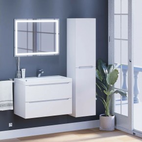 Тумба под раковину Uperwood Tanos 80 см, подвесная, белая матовая в Югорске - yugorsk.ok-mebel.com | фото 11