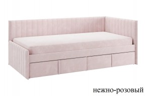 ТВИКС Кровать (тахта) с ящиками 900 (нежно-розовый) в Югорске - yugorsk.ok-mebel.com | фото