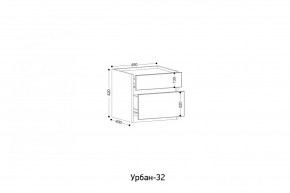 УРБАН- 32 Тумба в Югорске - yugorsk.ok-mebel.com | фото 2