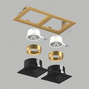 Встраиваемый светильник Lightstar Domino D5230707GMOD в Югорске - yugorsk.ok-mebel.com | фото 2