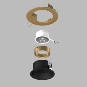 Встраиваемый светильник Lightstar Domino D61307GMOD в Югорске - yugorsk.ok-mebel.com | фото 3
