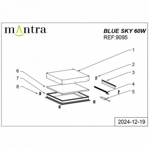 Встраиваемый светильник Mantra Blue Sky 9095 в Югорске - yugorsk.ok-mebel.com | фото 5