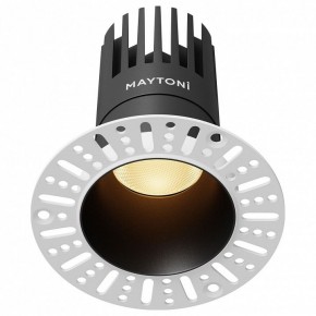 Встраиваемый светильник Maytoni Dip DL122-15W-2.7K-TRS-B в Югорске - yugorsk.ok-mebel.com | фото