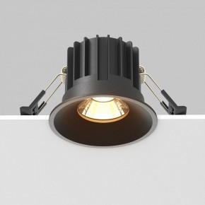 Встраиваемый светильник Maytoni Round DL058-12W2.7K-B в Югорске - yugorsk.ok-mebel.com | фото 4