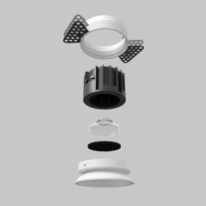 Встраиваемый светильник Maytoni Round DL058-12W2.7K-TRS-W в Югорске - yugorsk.ok-mebel.com | фото 5