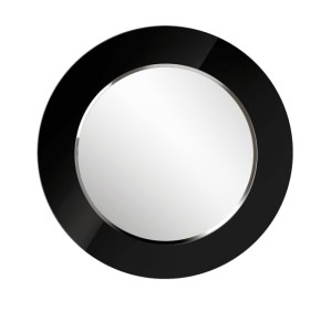 Зеркало круглое черный (РМ/02) в Югорске - yugorsk.ok-mebel.com | фото 1