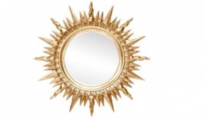 Зеркало круглое золото (1810(1) в Югорске - yugorsk.ok-mebel.com | фото 1